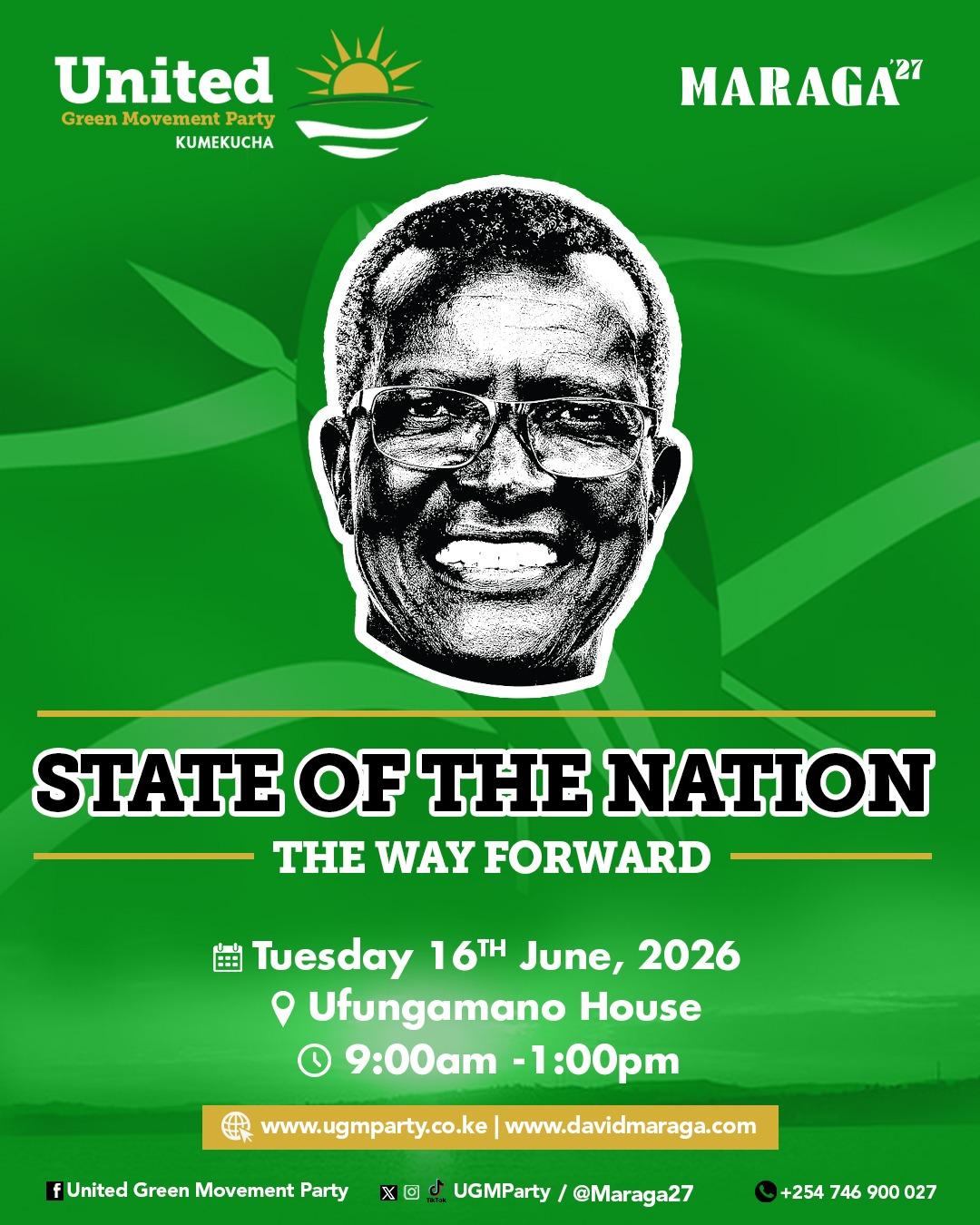 MARAGA TO DELIVER STATE OF THE NATION ADDRESS ON JUNE 16